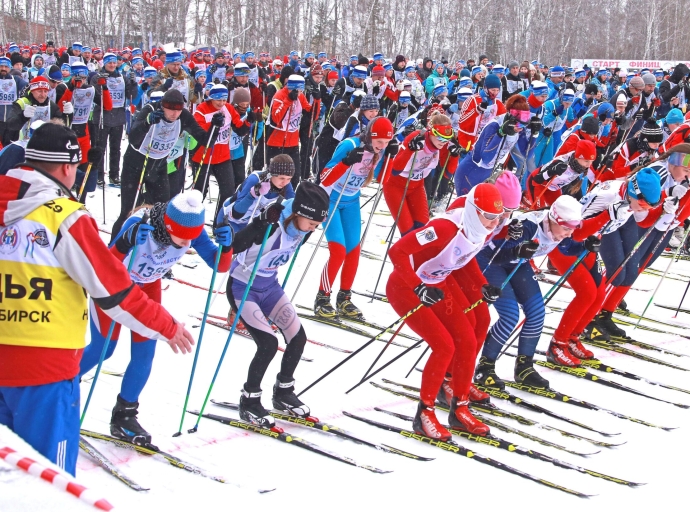 Памятная лыжная гонка 23 февраля
