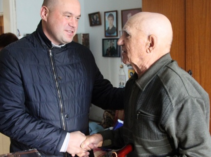 Юбилей ветерана в Куйбышеве